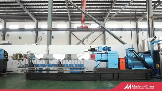 grânulo plásticos da máquina plástica da extrusora 300kg/H que fazem a máquina para pelotização