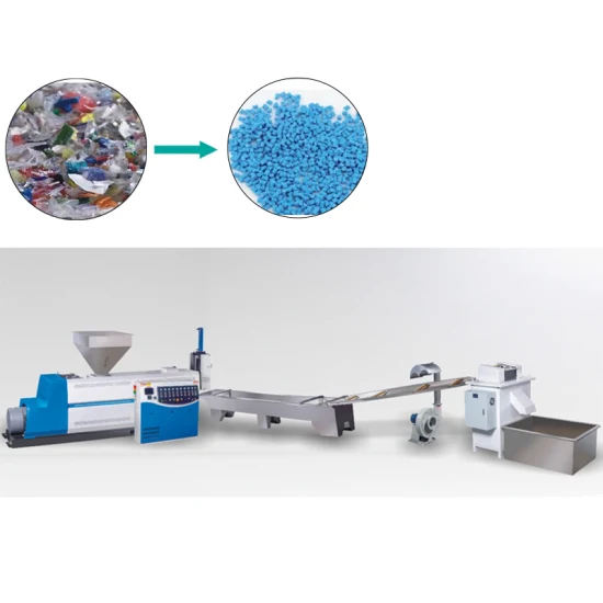 Máquina de reciclagem de plástico de custo Reciclagem de grânulos de plástico que faz a máquina Granulador de plástico Máquina de preço para fazer pelotas de plástico
