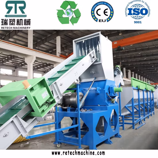 Plástico PE/PP/LDPE/LLDPE/BOPP/HDPE/garrafa pet/laminado/filme/saco de tecido/máquina de reciclagem de lavagem de plástico não tecido